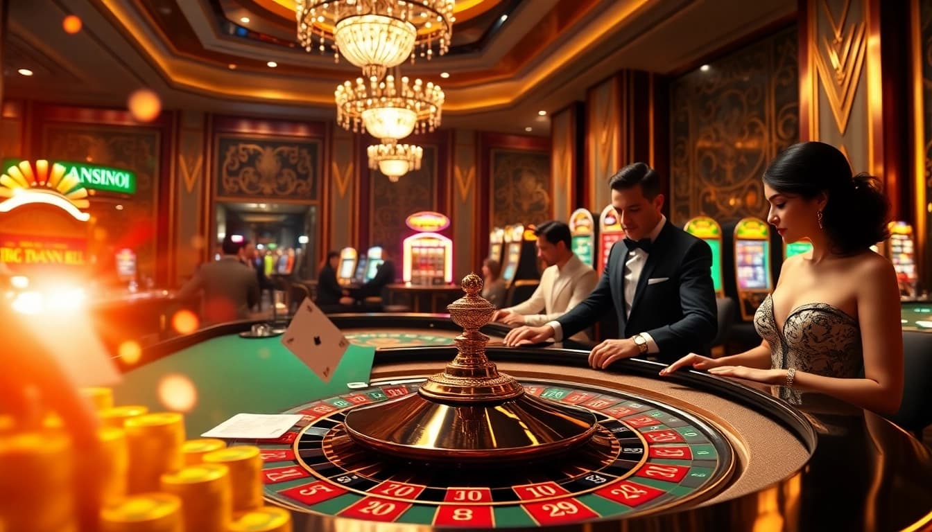 Experience the thrill of BDTK66 with vibrant casino tables and exciting gambling action.