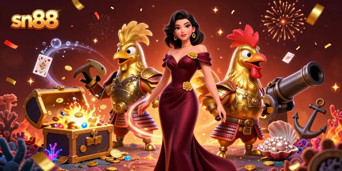 Experience thrilling gameplay at sn88 with a vibrant celebration of casino excitement and charm.