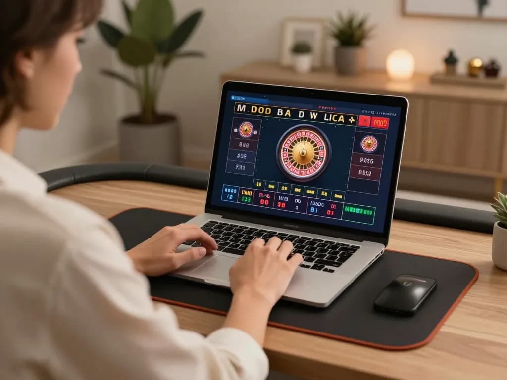 Engaging in live dealer games on F8BET with exciting roulette gameplay and strategic betting options.
