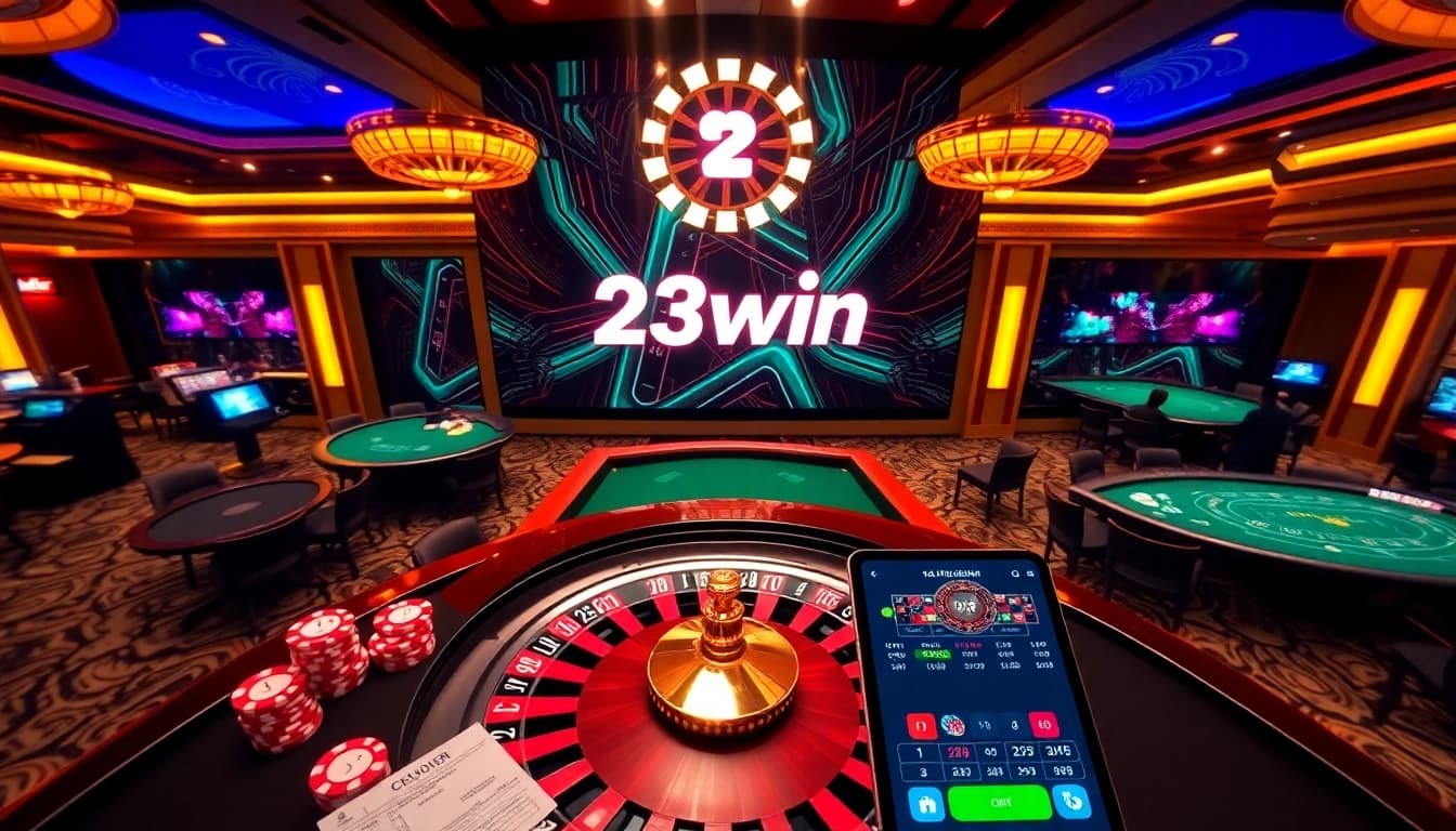 Experience the thrill of online gaming at 23win with vibrant casino elements and exciting gameplay.