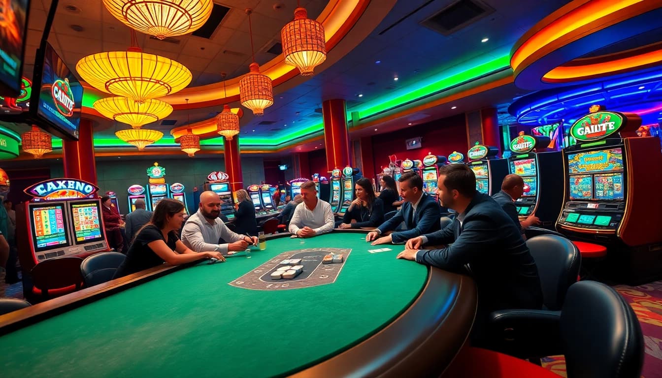 Experience the excitement of 18vip娛樂 at a dynamic casino gaming table.