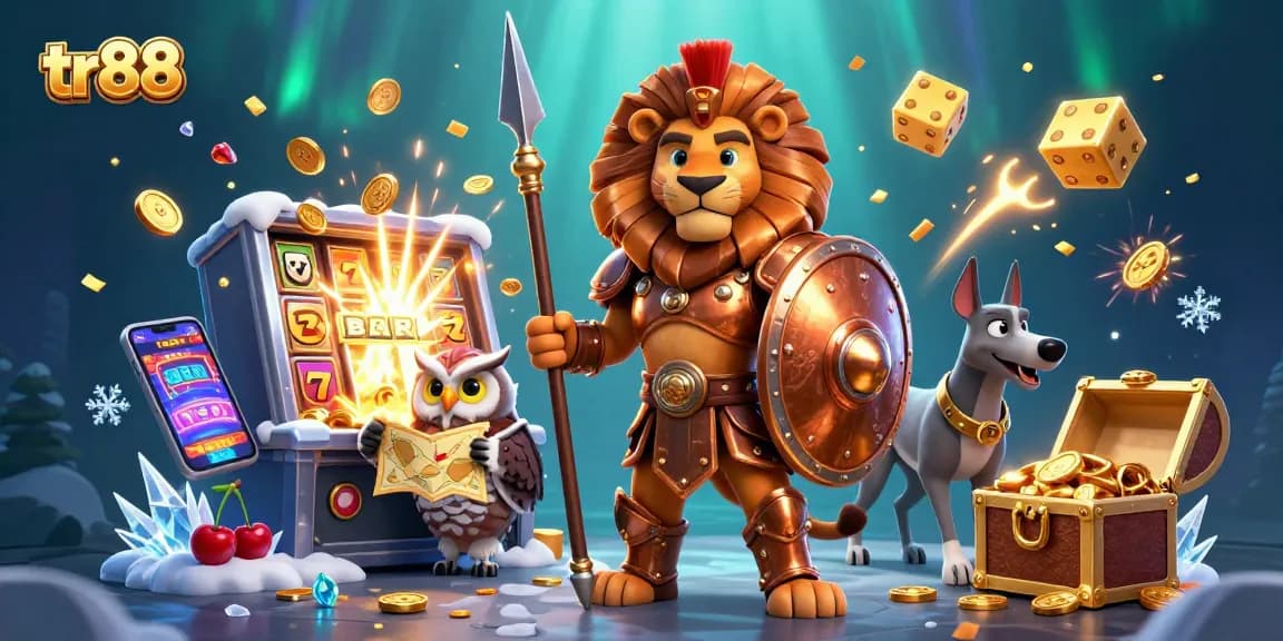 Play exciting slots with tr88 as the Spartan lion leads the charge for big wins.