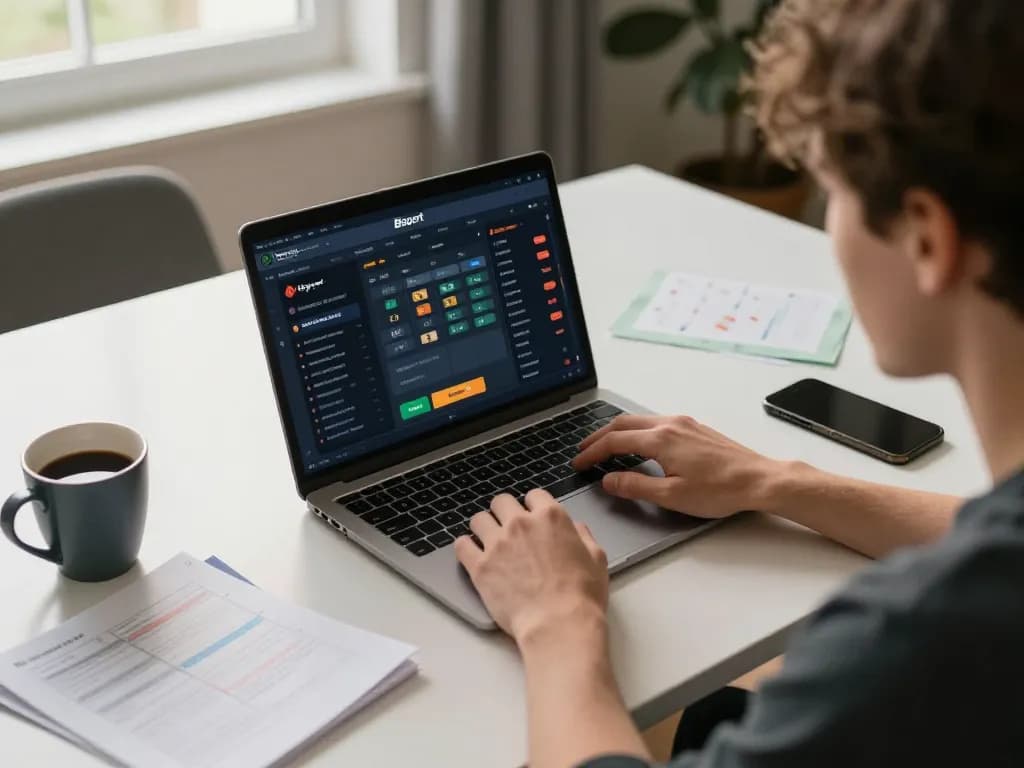 Engaging in strategic bets on the Bsport app during a focused online gaming session