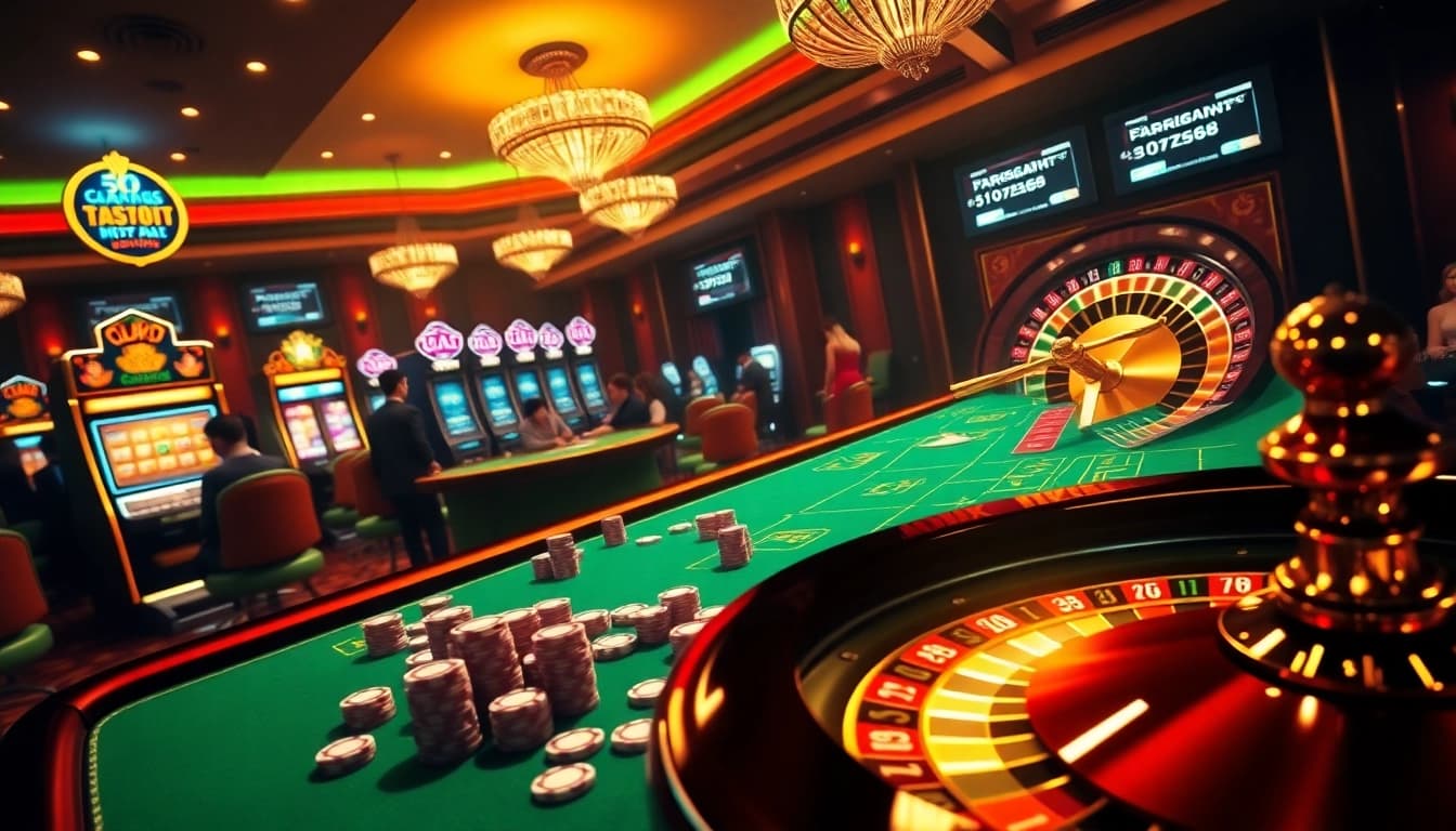 Players engaging in thrilling gameplay at SODO66's casino tables, showcasing excitement and high stakes.