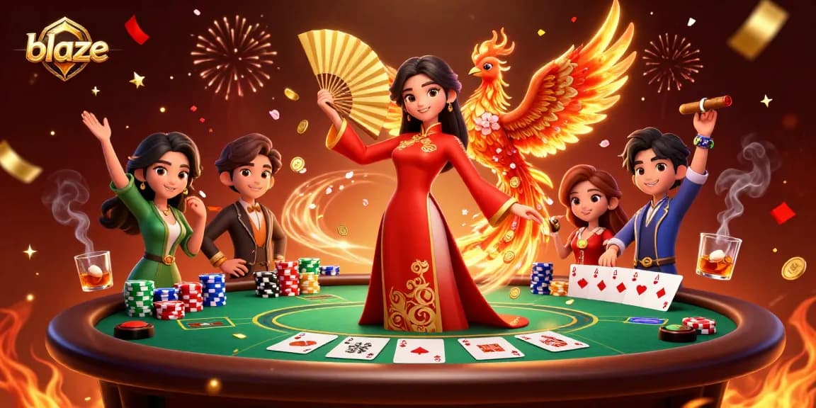 Experience the blaze of action at our vibrant casino, featuring dynamic poker gameplay and stunning visuals.