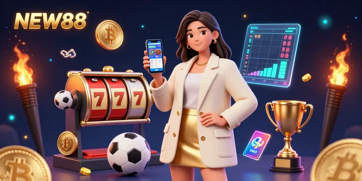 Engage with NEW88's vibrant betting scene showcasing sports and casino thrills.