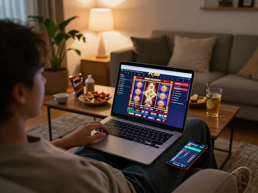 Play exciting slot games at FC88 from the comfort of your home