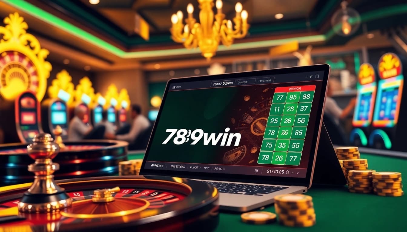 789win players enjoying a vibrant gaming experience with roulette and poker chips.
