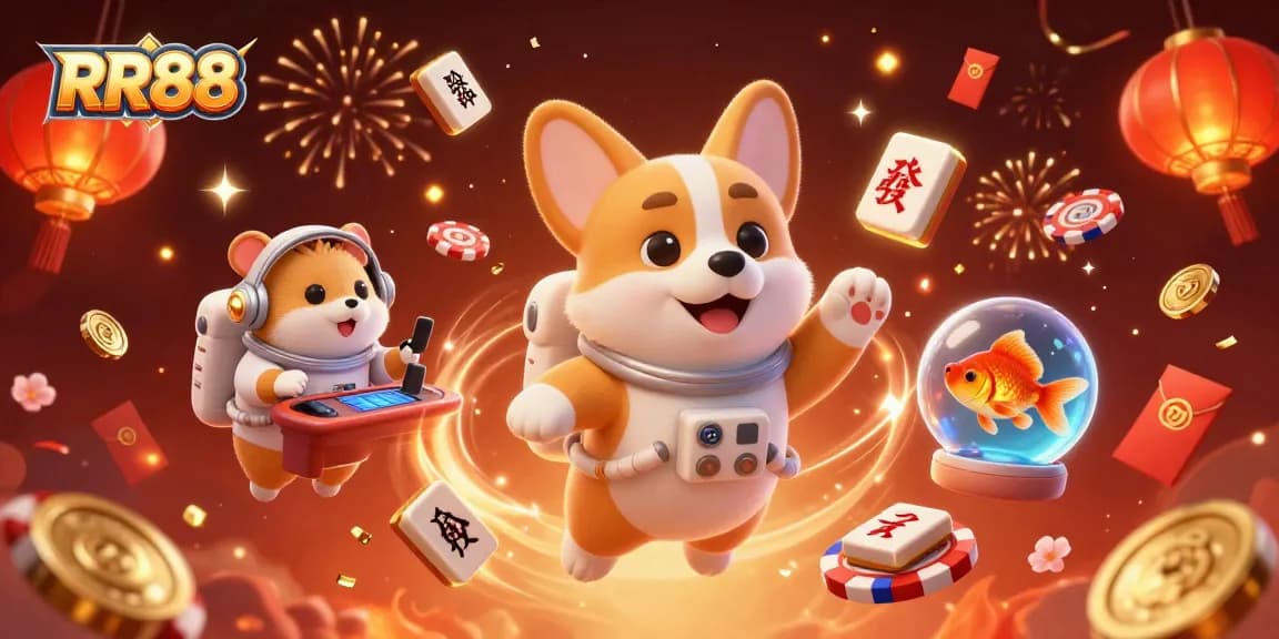 Experience thrilling gameplay at RR88 with our exciting 3D casino illustration featuring vibrant characters and games.