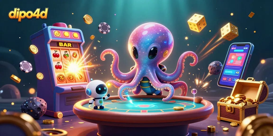Experience thrilling moments with dipo4d at the exciting poker table in this captivating scene.