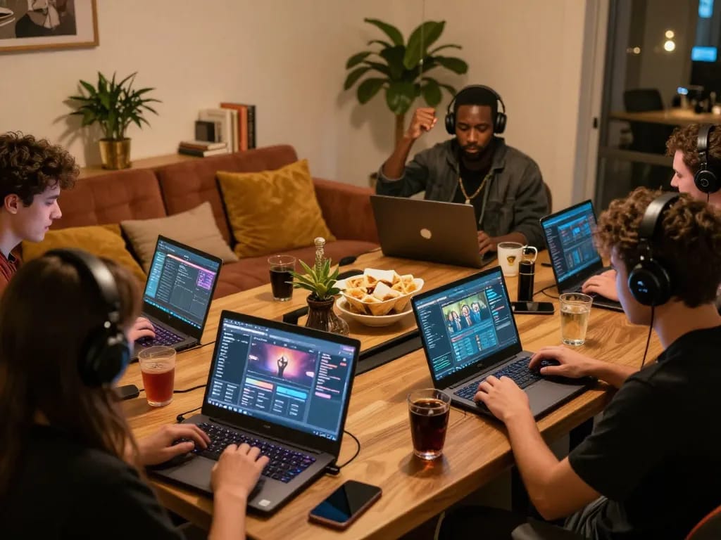 Players enjoying a thrilling online gaming experience on 79club, celebrating wins and engaging with the platform.
