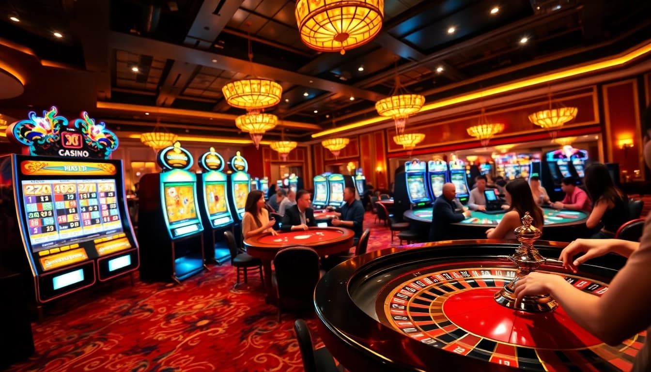 Experience the thrill of the best online casino with vibrant gaming excitement and luxurious atmosphere.
