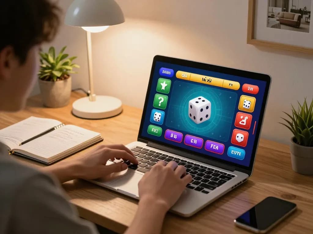 Tài xỉu online gameplay experience with a player engaged in betting at home