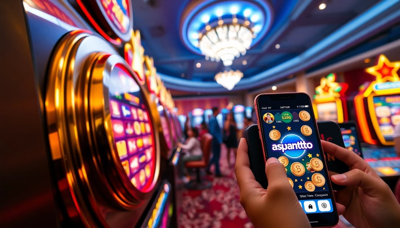 Experience the thrill of asupantoto in a vibrant online casino setting.