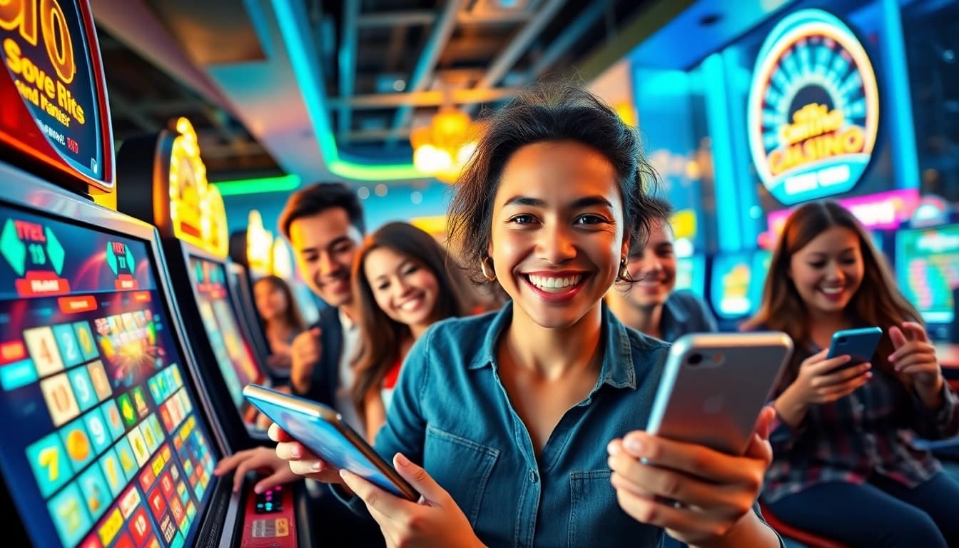 Engaging online gaming scene at https://789winn.clothing/ showcasing diverse players at vibrant casino tables.