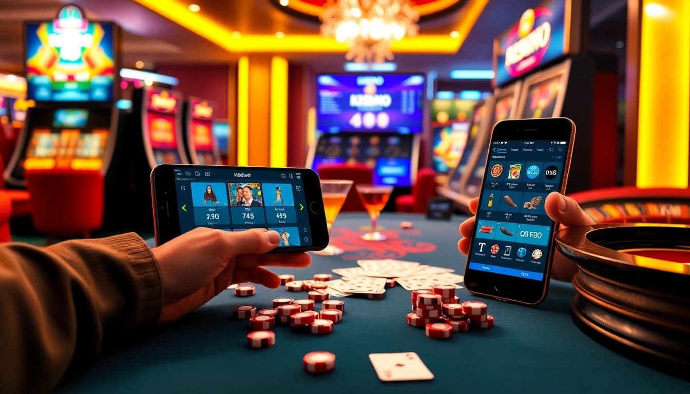 Kiss888 players enjoying exciting games at a modern online casino table.