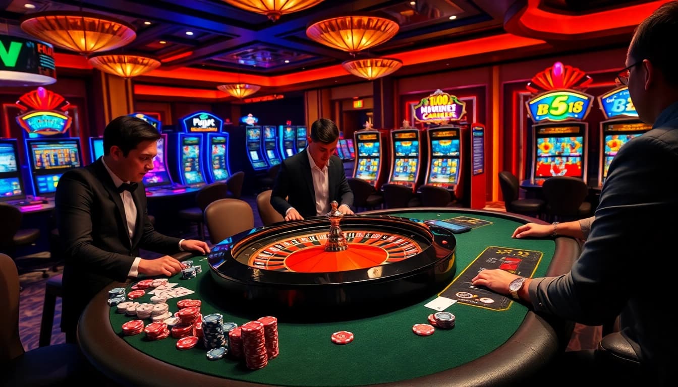 Experience the thrill of online gaming with link vào lu88 featuring vibrant casino elements.