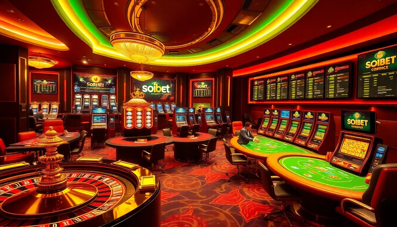 Experience the excitement at เว็บตรง soibet with thrilling gaming options like roulette, slots, and live betting.
