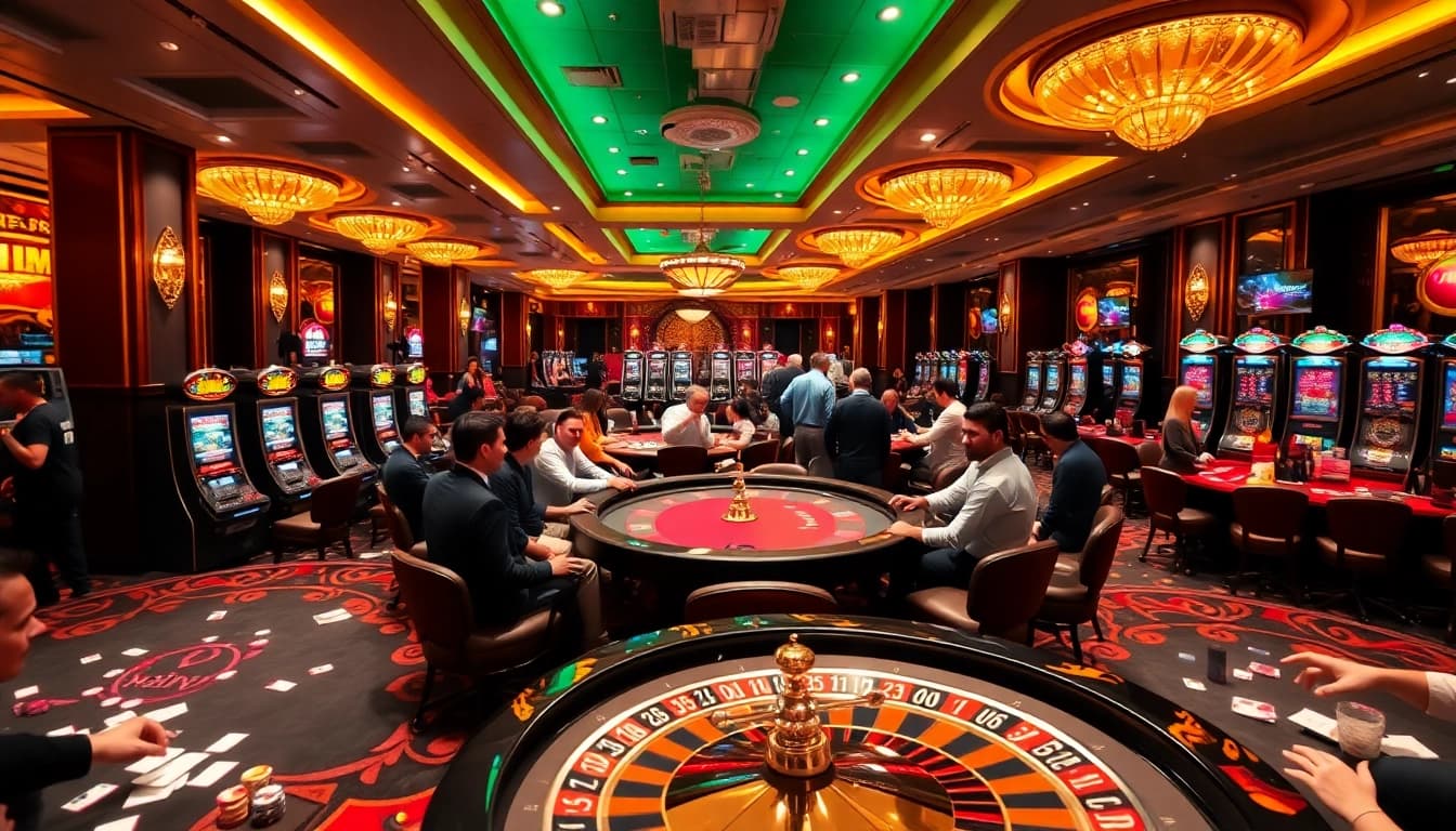Enjoying a vibrant gaming experience at 13win casino with live poker and roulette.