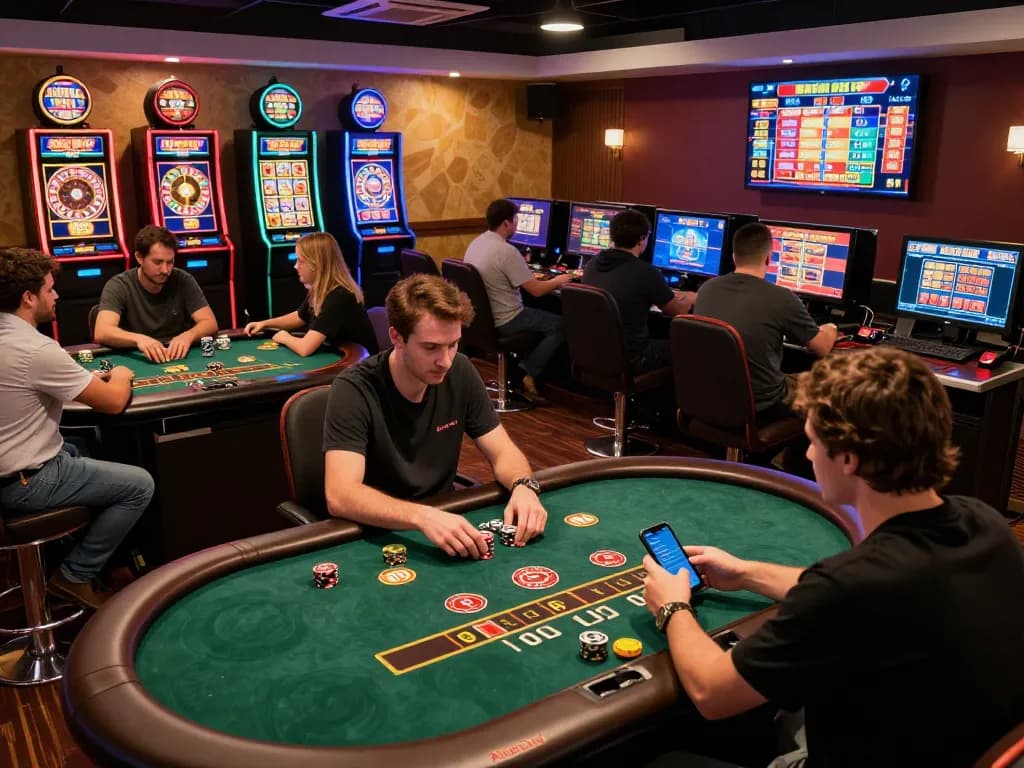 Engaging moment of online casino gameplay featuring non aams strategies for improved winnings.