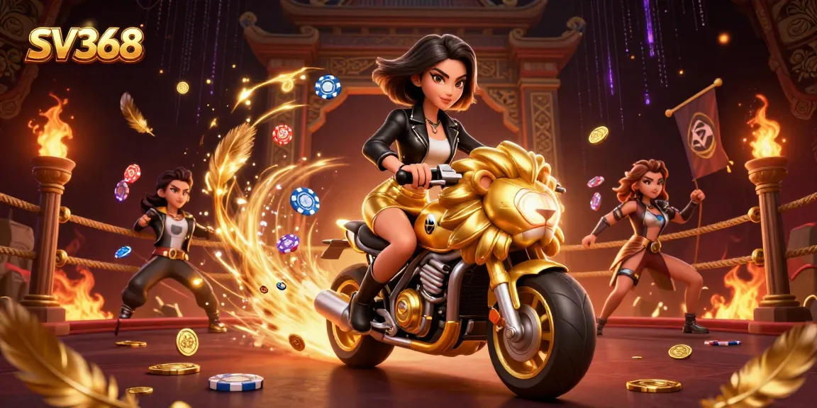 Experience thrilling action at SV368 with our glamorous Asian casino scene featuring dynamic elements.