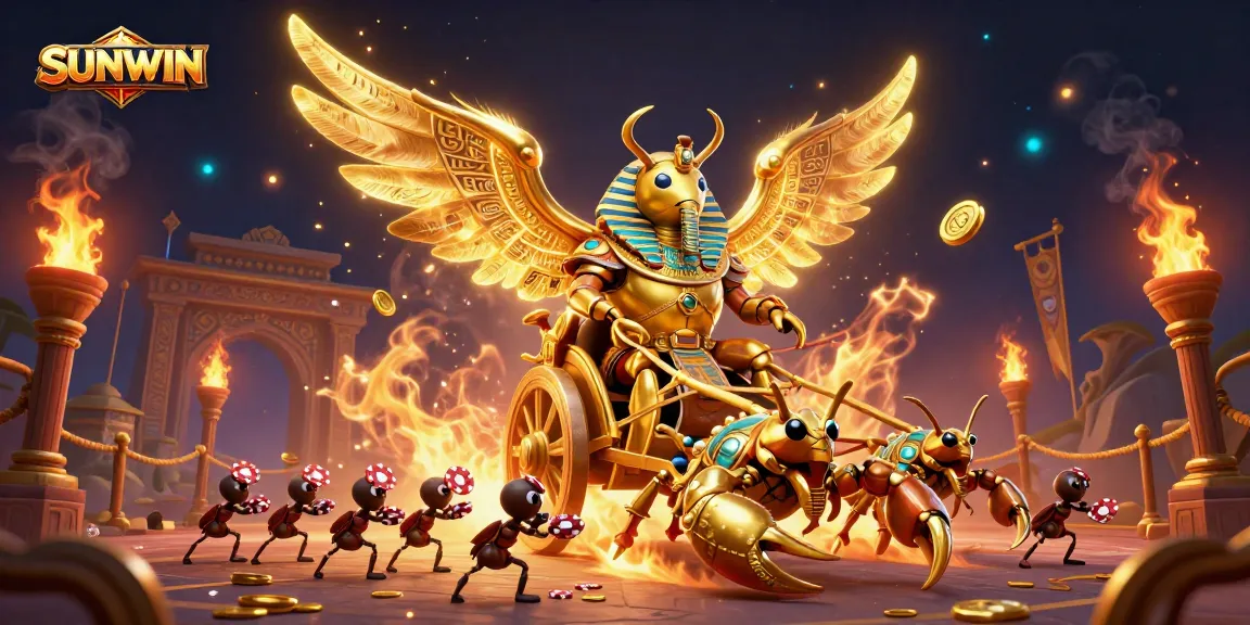 SUNWIN harnesses the power of luck with its dynamic gaming scene, featuring vibrant characters and rich gambling elements.