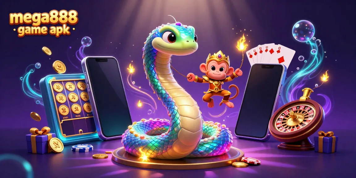 Experience thrilling excitement with the mega888 game apk featuring vibrant characters and dynamic casino elements.