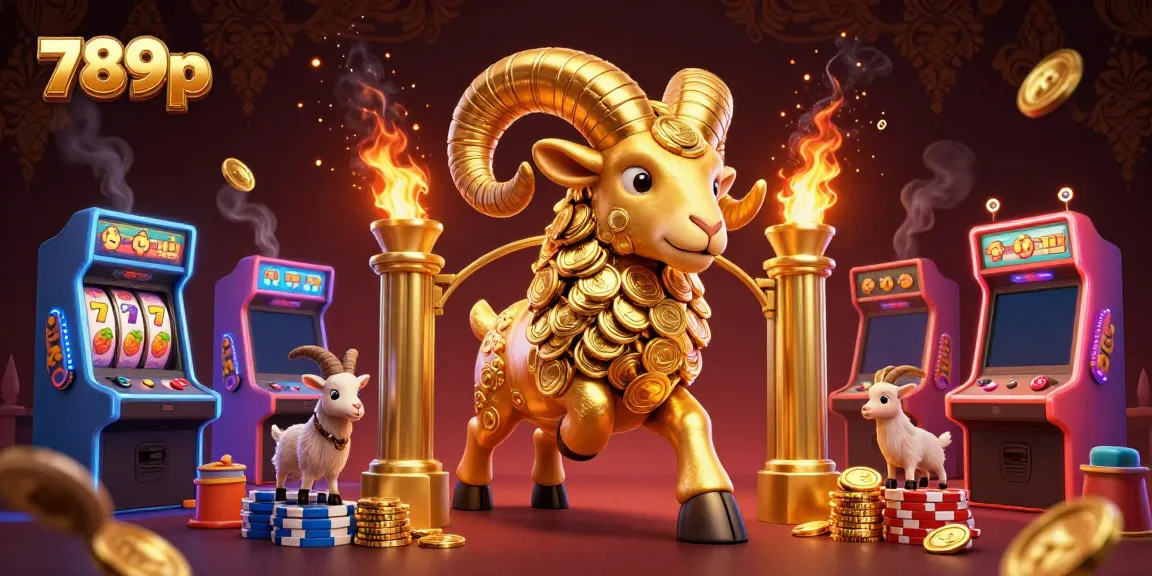 Engage in thrilling gaming with vibrant 789p slots and golden elements in an exciting casino atmosphere.