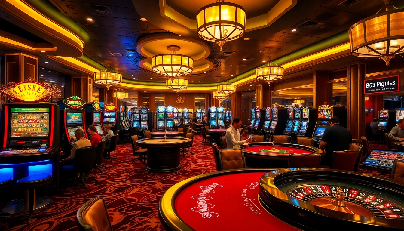 Experience the excitement at B52 casino with thrilling games and vibrant atmosphere.