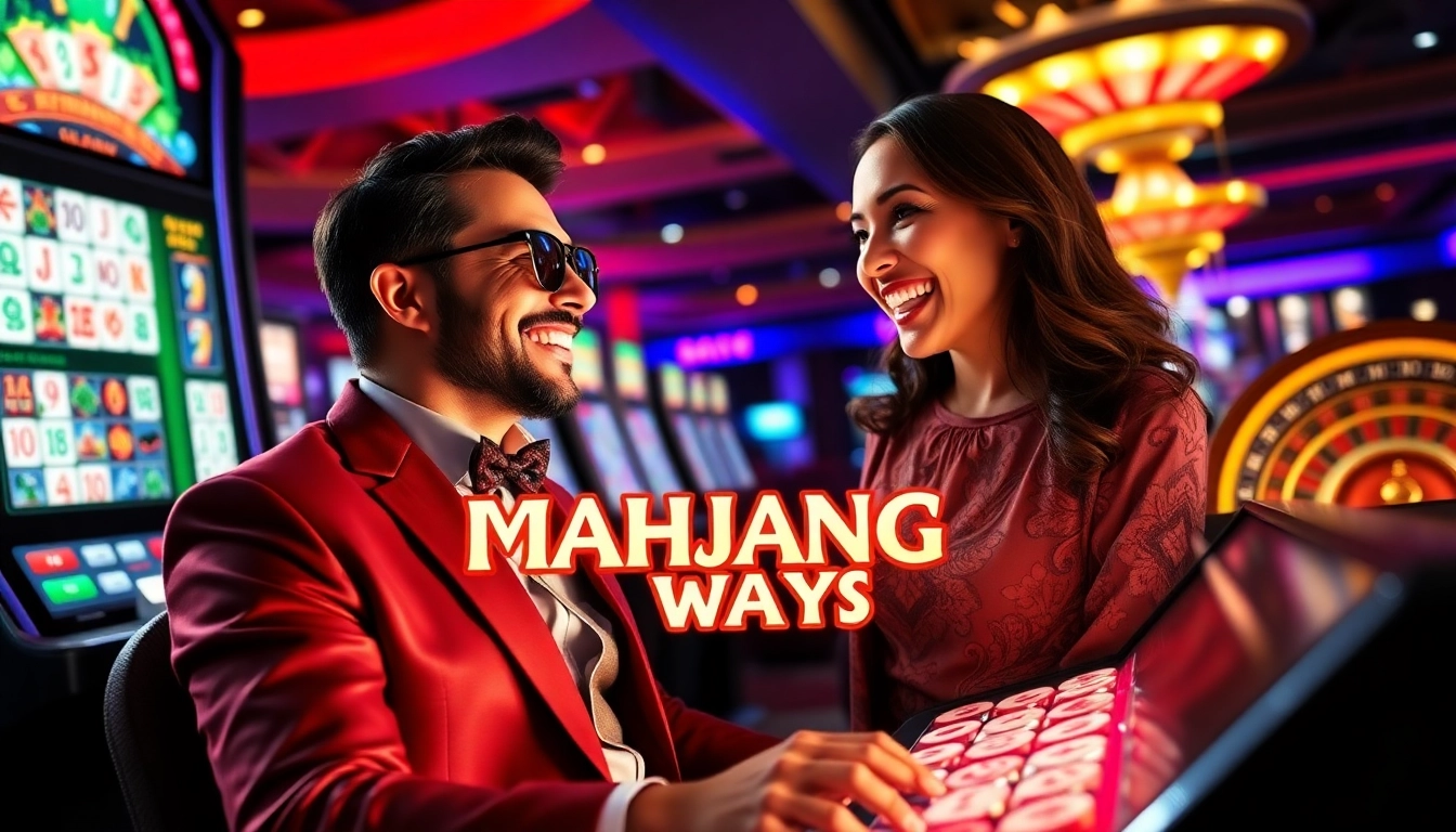 Petaruh memutar gulungan slot Mahjong Ways, menampilkan grafis penuh warna dan sensasi kasino.