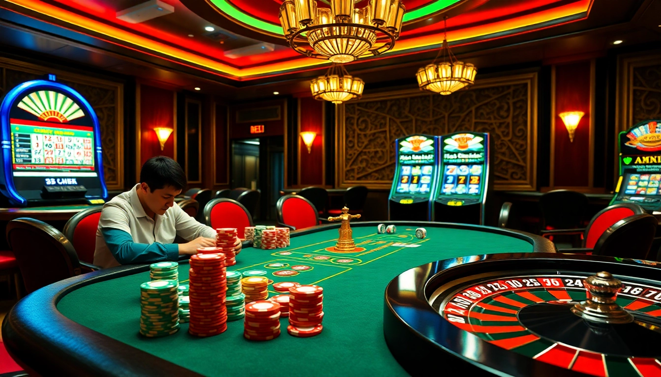 Join the excitement at the table with the Tool xo so sieu toc showcasing poker chips and roulette.