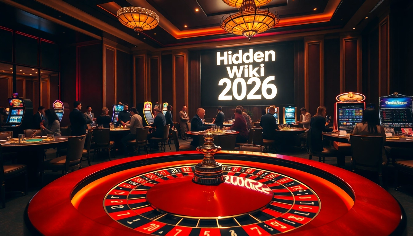 Experience excitement at the hidden wiki 2026 casino with players engaged in high-stakes games.