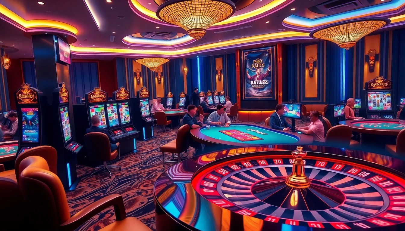 Pemain Ratu123 terlibat di meja kasino online mewah, menampilkan sensasi dan kegembiraan.