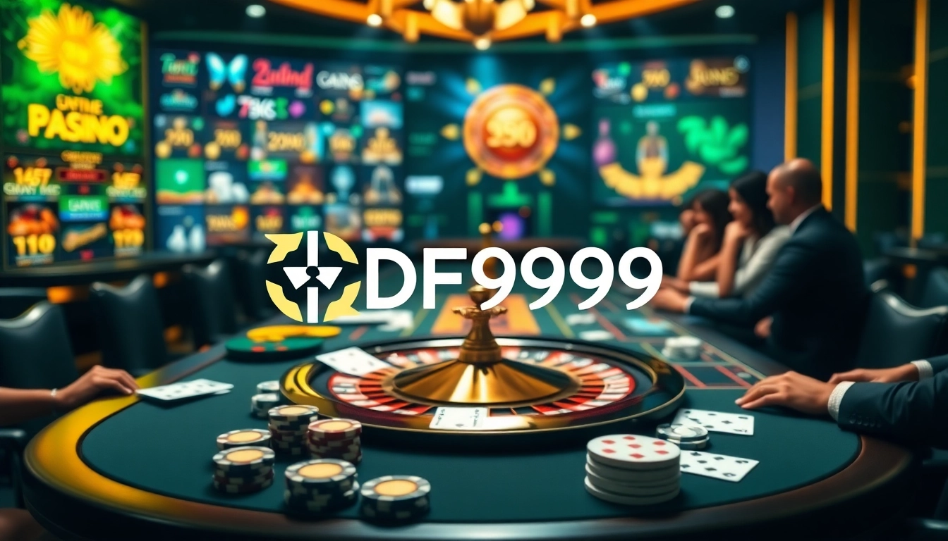 Experience the thrill of playing at DF999 with vibrant casino games and professional atmosphere.