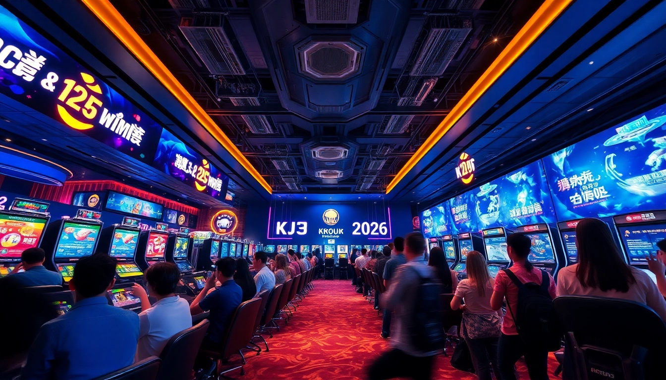 Exciting gaming environment representing https://kjc.football/, showcasing diverse online entertainment options and engagement.