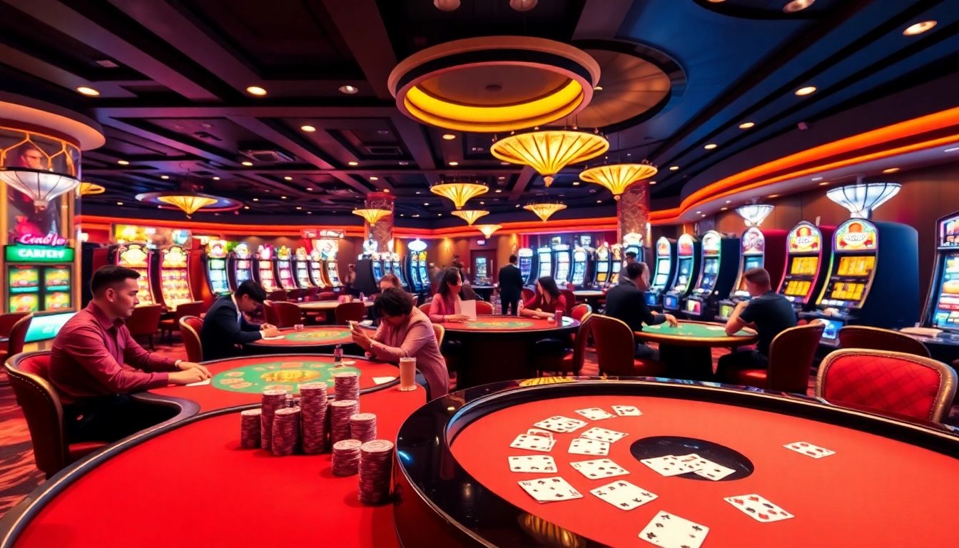 Exciting casino scene at https://789win223.com/ featuring engaged players and vibrant gaming tables.