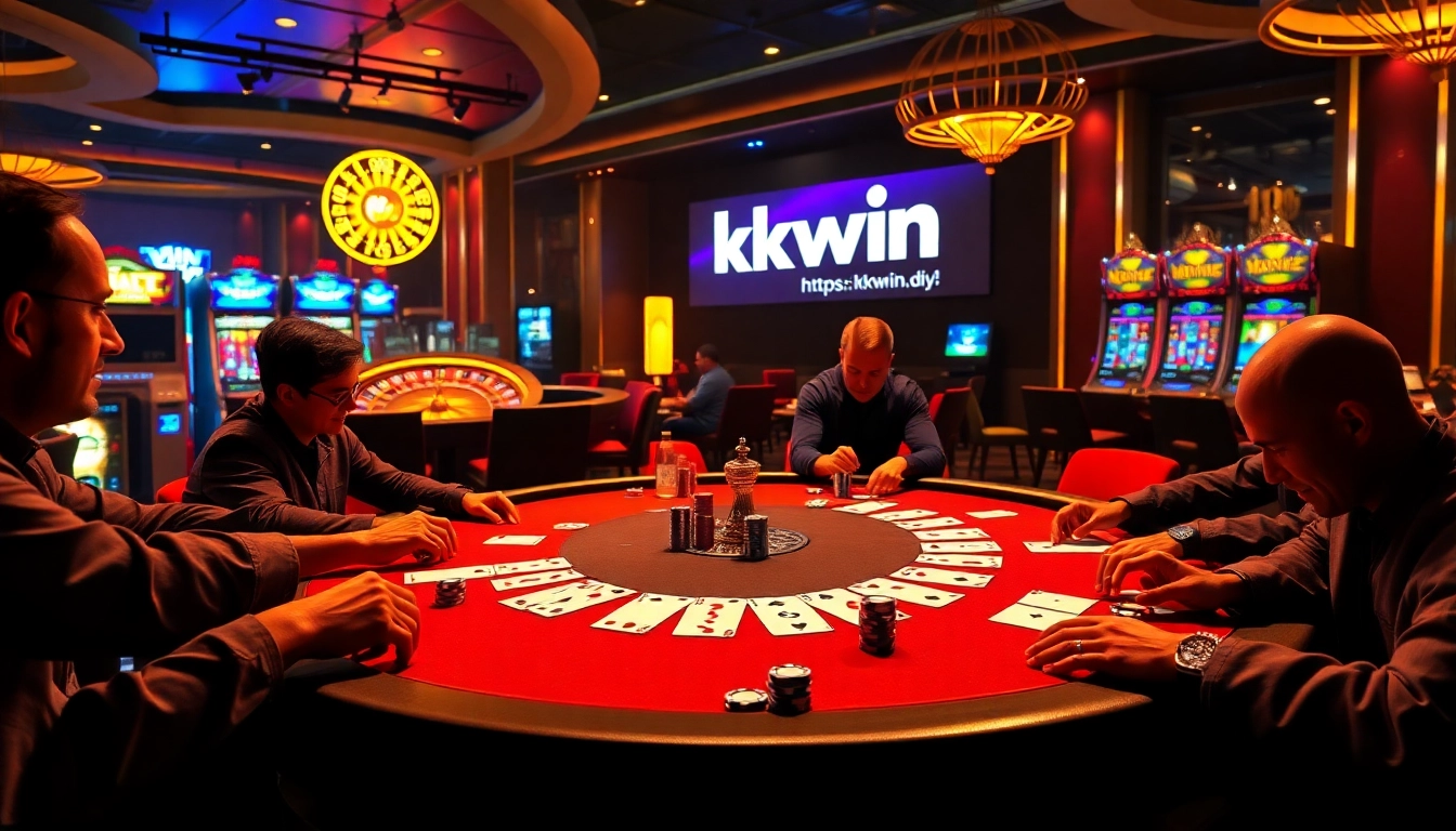 Join the exciting games at https://kkwin.diy/ for thrilling poker action in a luxurious casino setting.